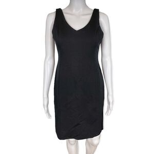 Eileen Fisher Petite Black Sheath Dress, size PS - VGUC